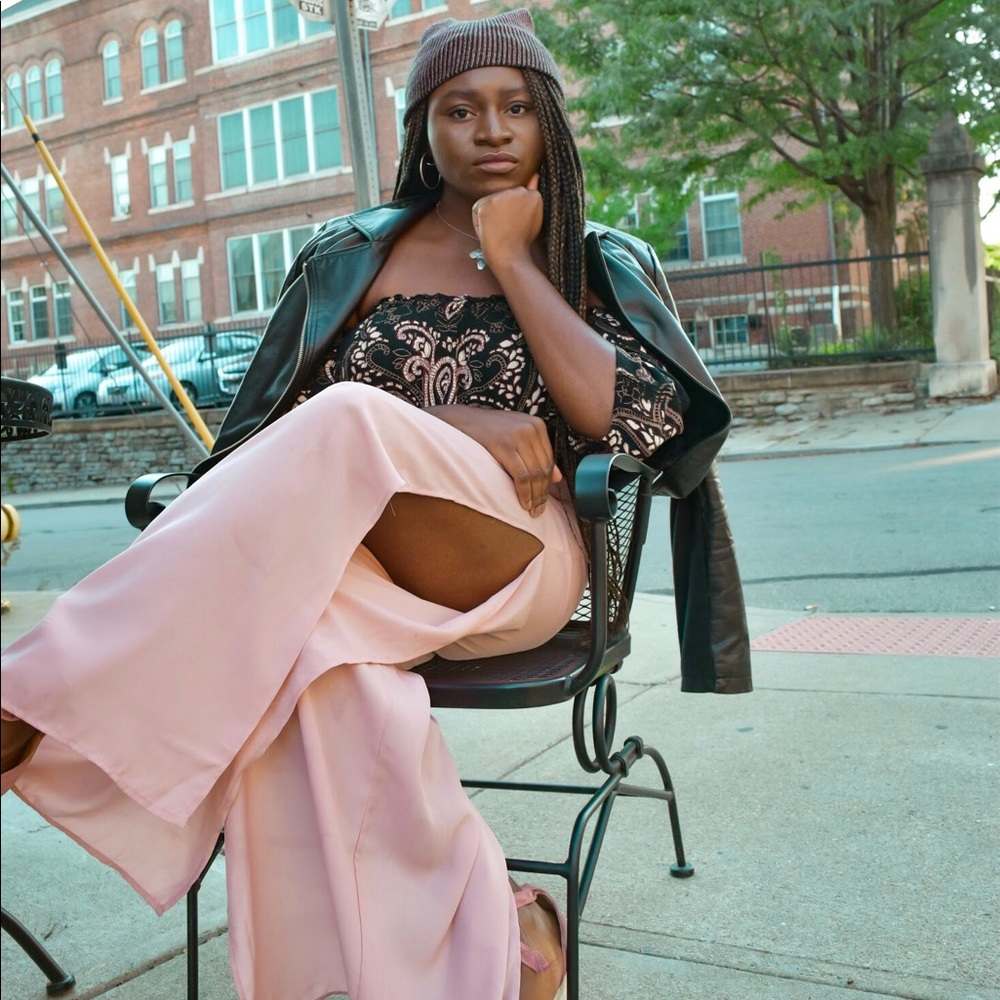 Off the shoulder top.